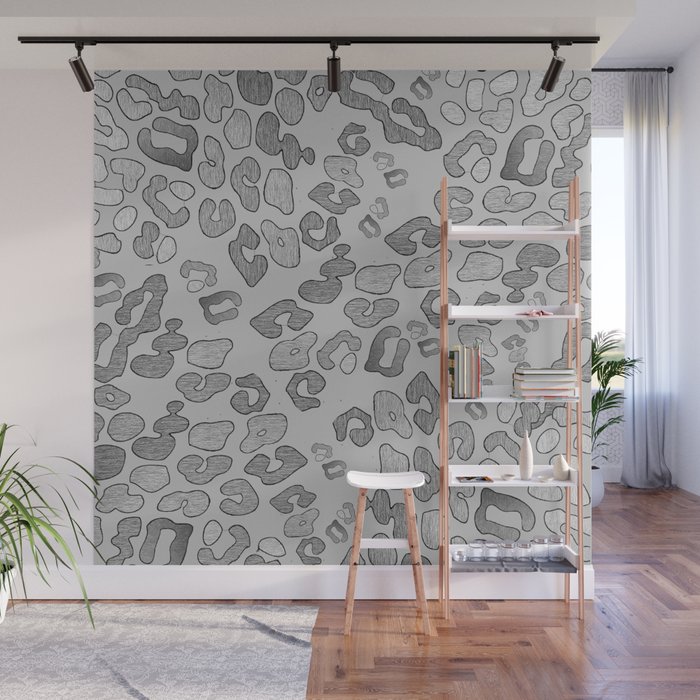 The Greys: Cheetah Print Wall Mural
