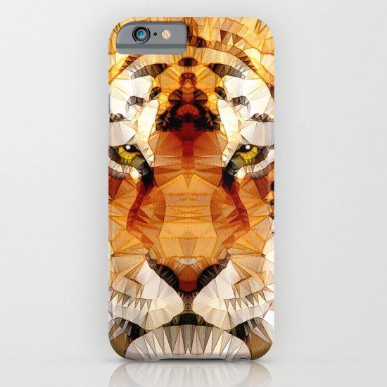 abstract tiger iPhone & iPod Case
