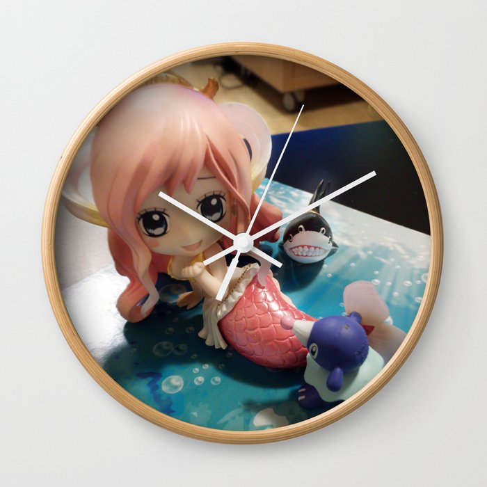 Shirahoshi meets a new friend Wall Clock