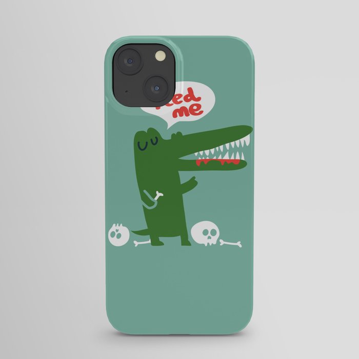 Hungry Hungry Alligator iPhone Case