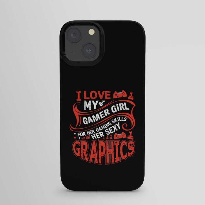 Funny Gamer Girlfriend Quote Vintage iPhone Case