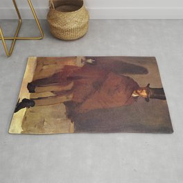 The Absinthe Drinker - Édouard Manet  Area & Throw Rug