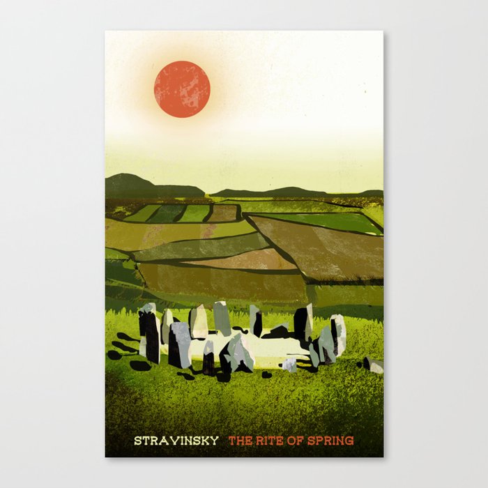 The Rite of Spring - Stravinsky Canvas Print