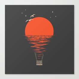 Sunset Flights Canvas Print