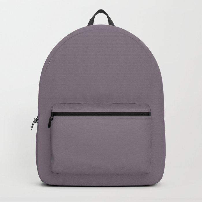 Solid Gray Monochrome Backpack