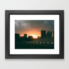 Winnipeg Sunset Framed Art Print