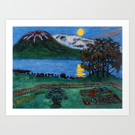 The Moon in May, 1908 by Nikolai Astrup Art Print