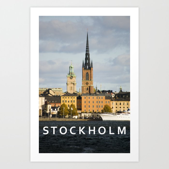 STOCKHOLM Art Print