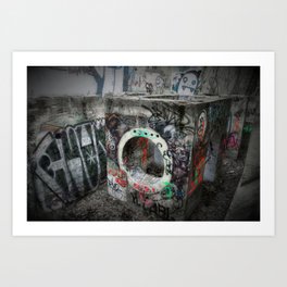 Graffiti - the Boiler Art Print