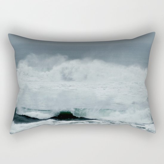 MOODY OCEAN Rectangular Pillow