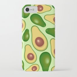 Avocado Juicy Pattern iPhone Case