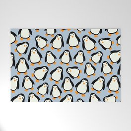 Penguin Power Welcome Mat