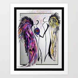 Angels, Give Deeply Art Print