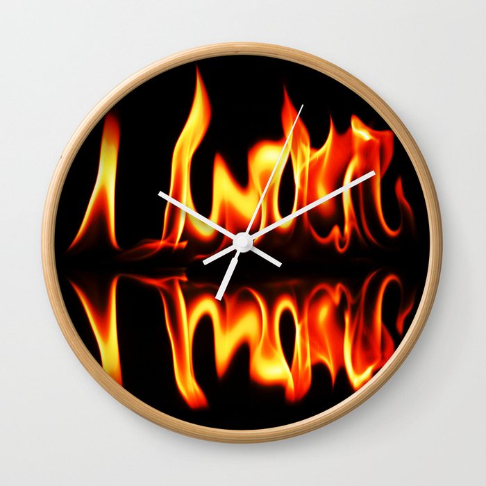 fire 1 Wall Clock