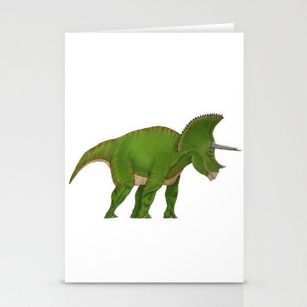 Triceratops Stationery Cards