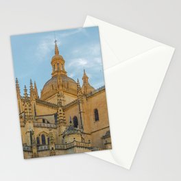 Spain Photography - The Historical Cathedral In Segovia Stationery Card