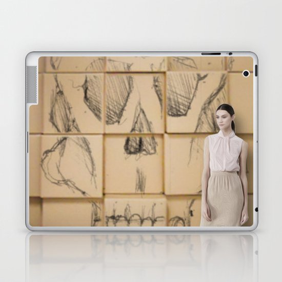 Space in Boxes with a model Laptop & iPad Skin