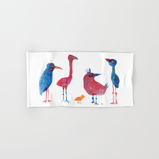 Tiny Yellow Fellow Hand & Bath Towel