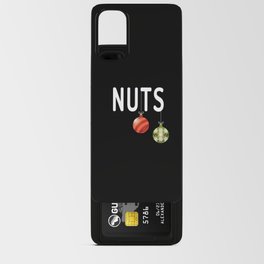 Funny Hanging Nuts December Holiday Christmas Android Card Case