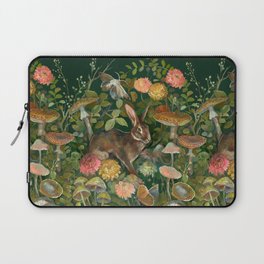Zinnia Mushroom Garden Laptop Sleeve