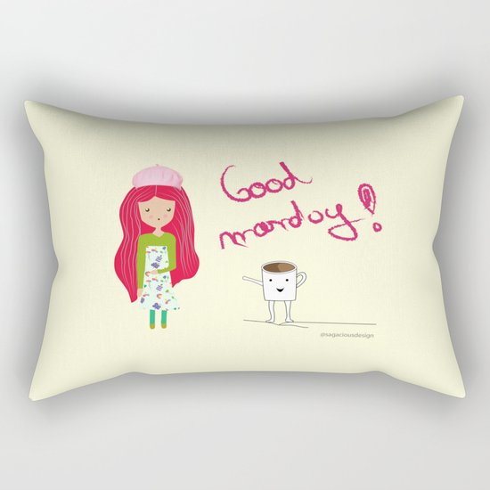 Good Monday Rectangular Pillow