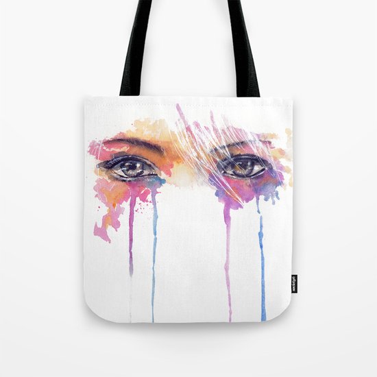 Rainbow Tears Tote Bag