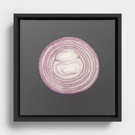 onion Framed Canvas