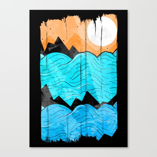 The Sea Waves Canvas Print