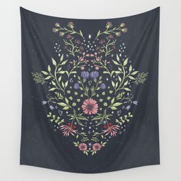 mystic_floral Wall Tapestry