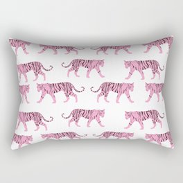 Pink Tiger Rectangular Pillow
