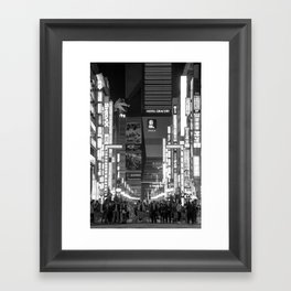 Tokyo Gorzilla Framed Art Print