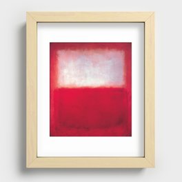 Mark Rothko - White over Red Recessed Framed Print