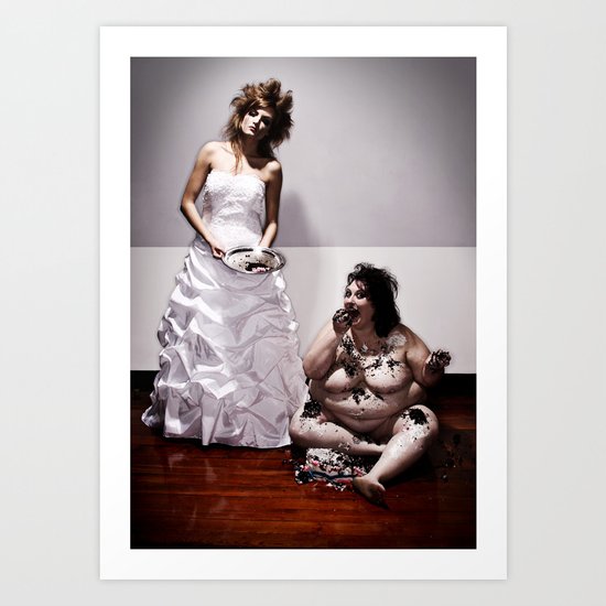 Let Her Eat Cake Art Print
