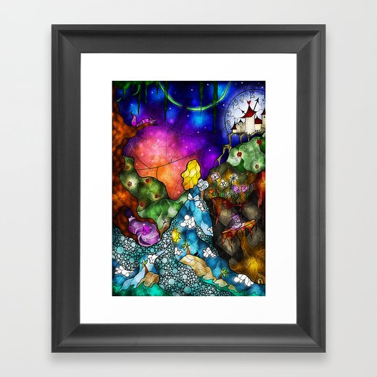 Wonderland (Once Upon A Time Series) Framed Art Print