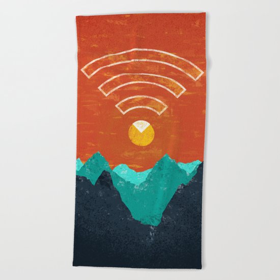OUT OF OFFICE Beach Towel