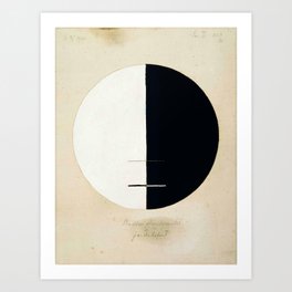 Hilma af Klint, Buddha’s Standpoint in the Earthly Life, 1920 Art Print