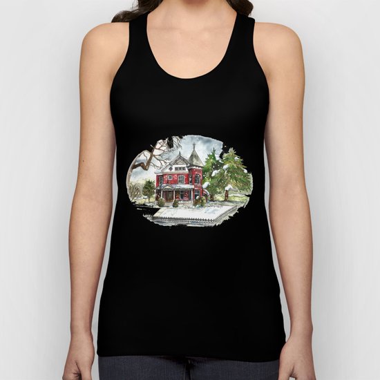 Snowfall Unisex Tank Top