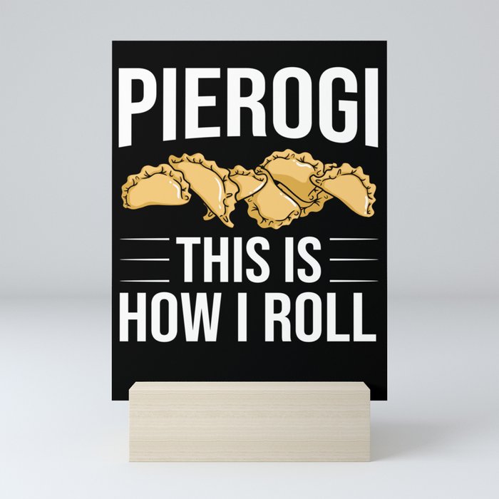 Pierogi Queen Polish Recipes Dough Maker Poland Mini Art Print