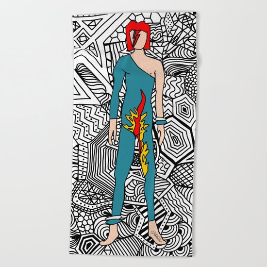 Bowie Fashion 8 Beach Towel