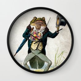 Gentleman Frog by George Hope Tait from 1900 Wall Clock