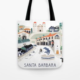 The best of Santa Barbara Tote Bag