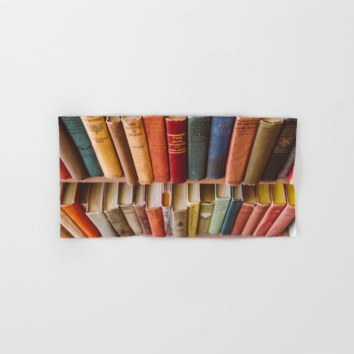 The Colorful Library Hand & Bath Towel