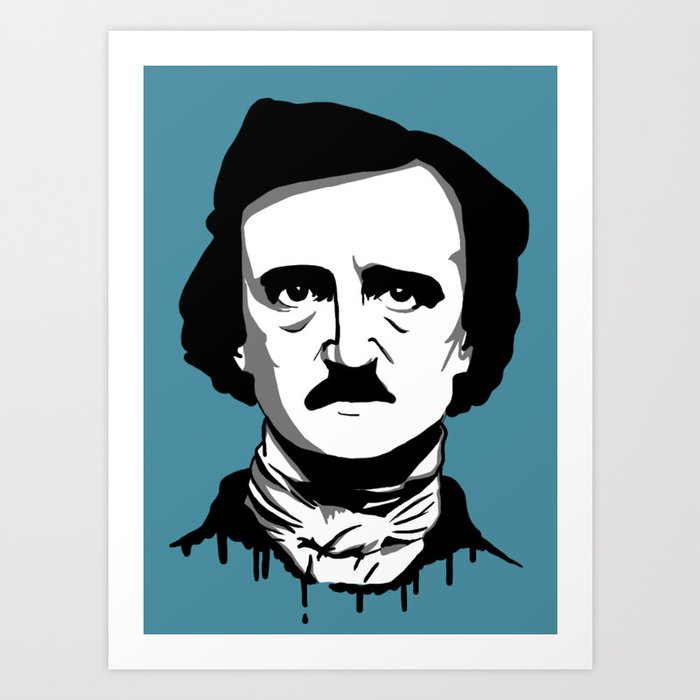 Edgar Allan Poe Art Print By Laurameg Society6