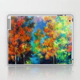Autumnal forest Laptop Skin