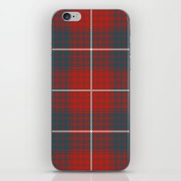 Red an Blue Square Pattern iPhone Skin