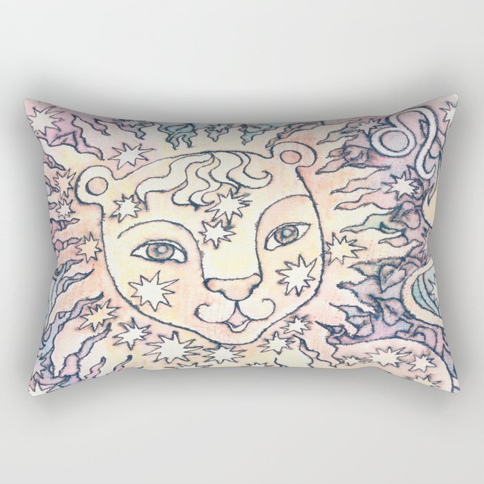 Zodiac Signs - Leo Rectangular Pillow