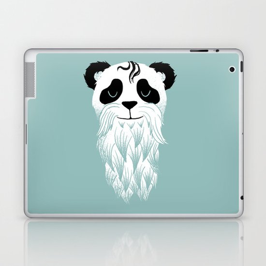 Panda Beard Laptop & iPad Skin
