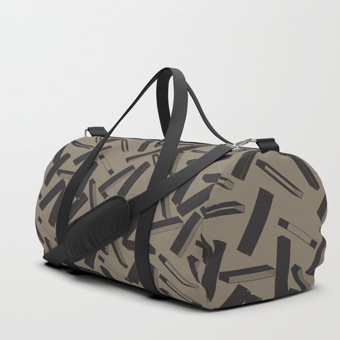 3D X Pattern Duffle Bag