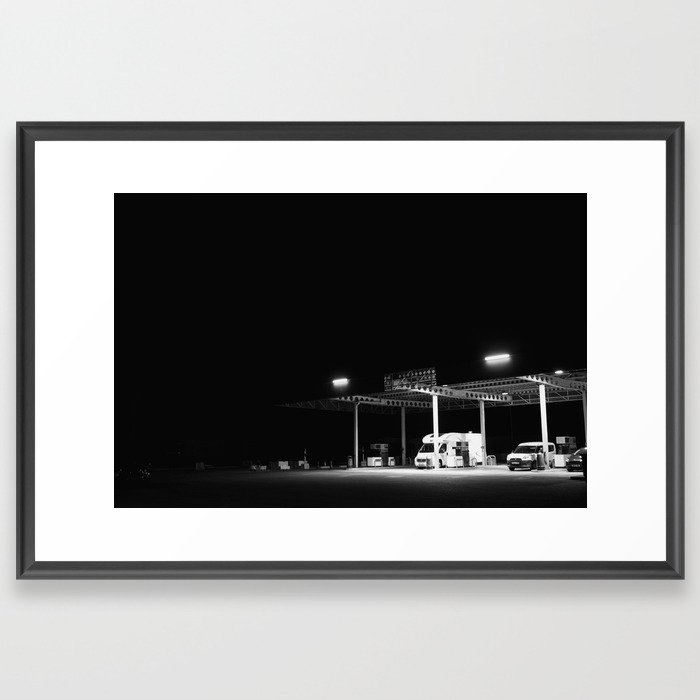 Fuel Station Framed Art Print