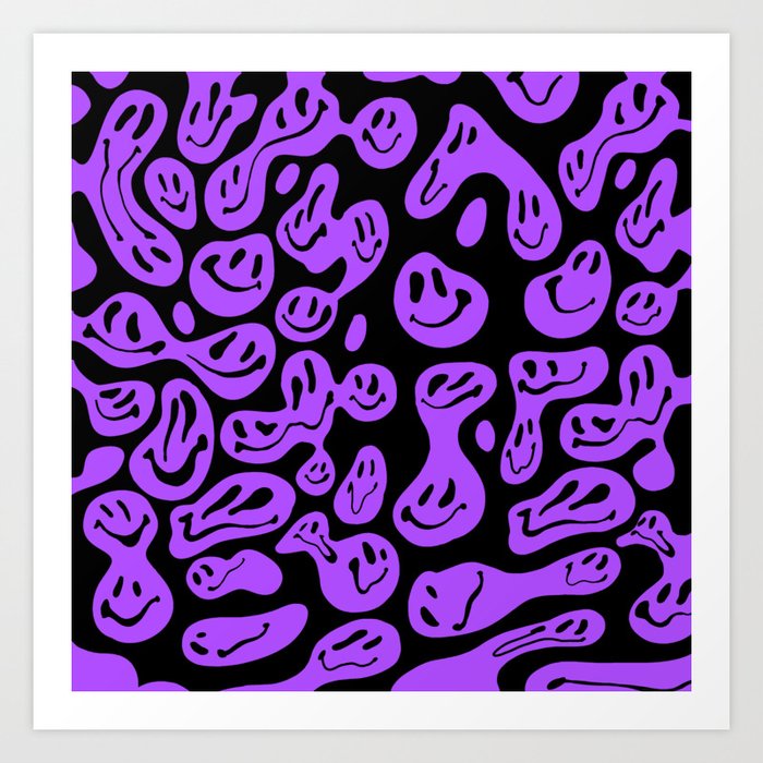 purple smiley wallpaper